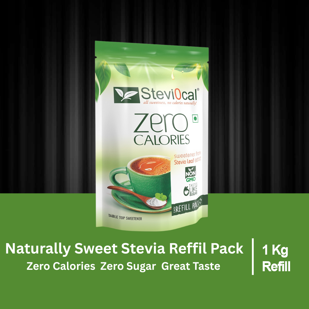 Stevi0cal Stevia Sweetener Powder Refill Pack-1 Kg