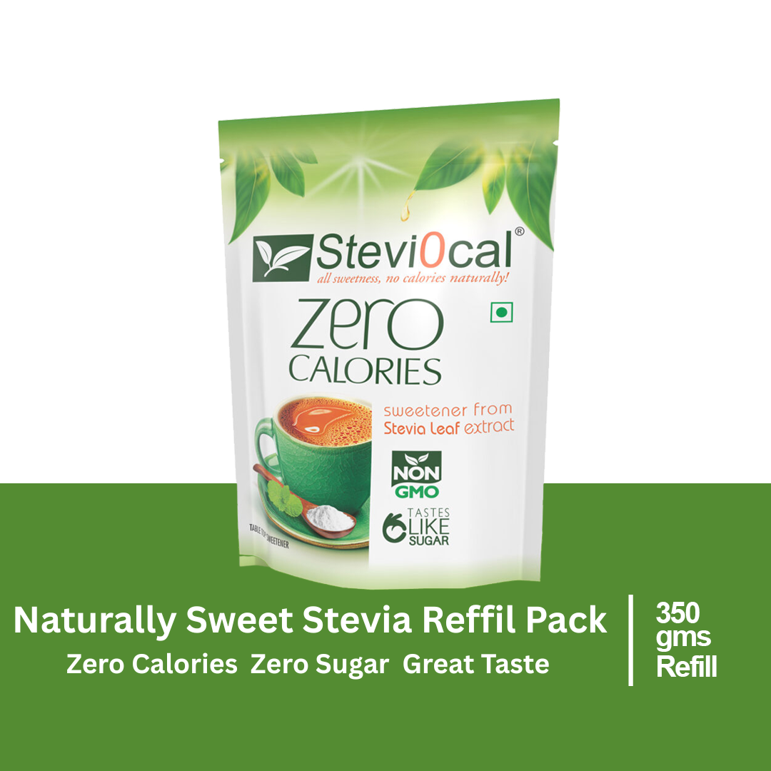 Stevi0cal Stevia Sweetener Refill Pack-350 gms